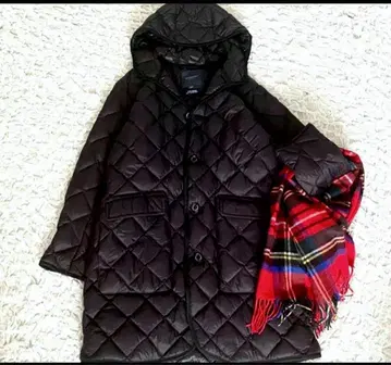 새상품급 짐플렉스 퀼팅 다운 롱 블랙 블랙 루즈핏 14