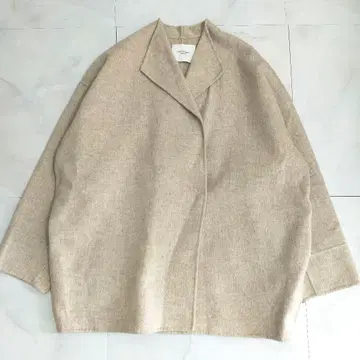 어반 리서치 도어즈 더블 페이스 울 미들 가운 코트