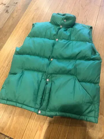 70s 브라운 택 THE NORTH FACE 다운 베스트 M USA제