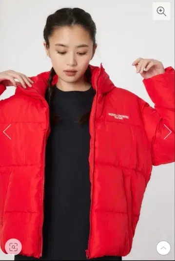 로데오 크라운 다운 자켓 사이즈 S 빨간색