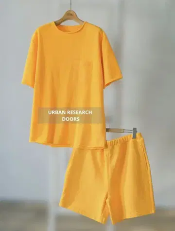 URBAN RESEARCH DOORS 오렌지 셋업 L