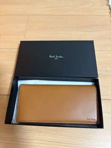 폴 스미스 브라운 가죽 장지갑