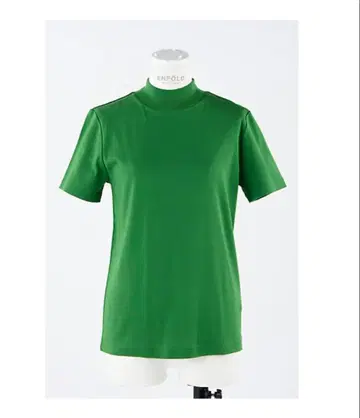 엔폴드 STAND-NECK COMPACT T-SHIRT (그린)