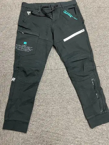 아이즈프론티어 블랙 워크 팬츠 L