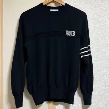 데상트 맨싱웨어 두꺼운 원단 니트 스웨터