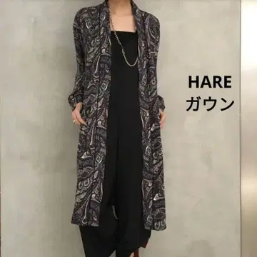 [ HARE 하레 ] 페이즐리 에스닉 가디건 롱 가운