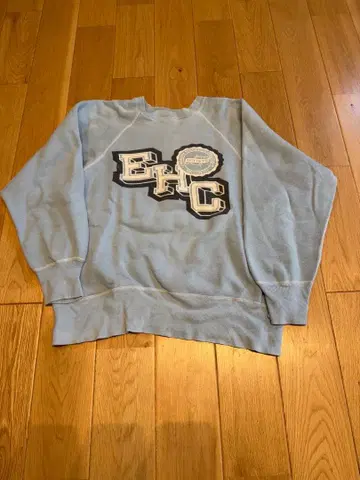 60s champion 런택 대문자 래글런 슬리브 맨투맨