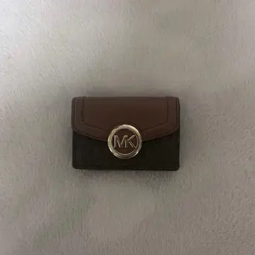 Michael Kors 3단 폴더형 지갑 브라운/블랙