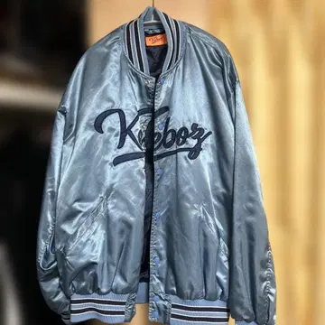 [새상품급] Keboz 바시티 자켓 XL 스카이블루