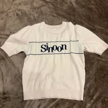 sinoon 반팔 니트 상의