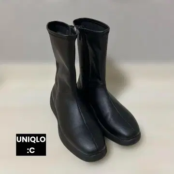 UNIQLO :C 유니클로 씨 스트레치 숏부츠 블랙 미사용 새상품