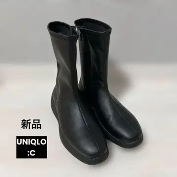UNIQLO :C 유니클로 씨 스트레치 숏부츠 블랙 미사용 새상품