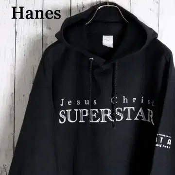 Hanes 헤인즈 지저스 크라이스트 슈퍼스타 무비 로고 후드티