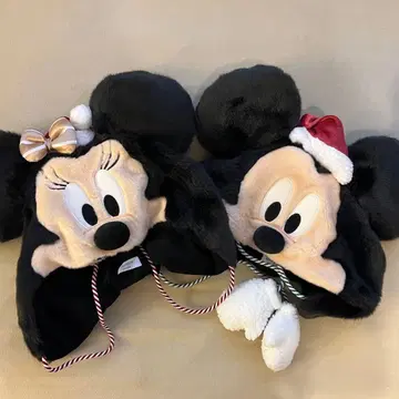 디즈니 크리스마스 2025 팬캡 미키 & 미니 2종 세트