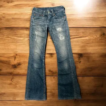 Levis 부츠컷 데님 사이즈 28 파란색