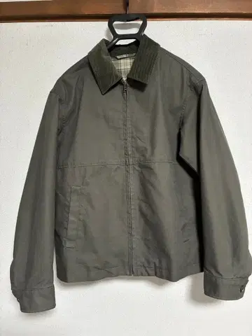 집업 숏 블루종 2025 모델 올리브 S UNIQLO