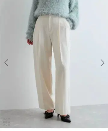 VIS [ 미이지 ] 울리쉬 2턱 와이드/슬랙스 팬츠 [ 워셔블 ]