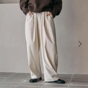 택 포함 새상품 렙심 울라이크 코쿤 팬츠 아이보리