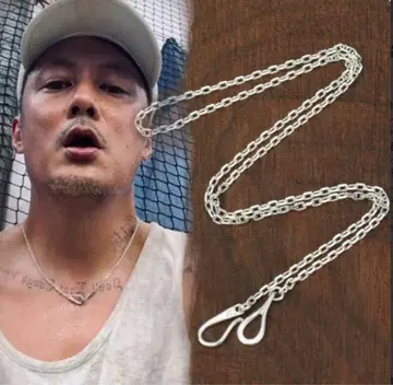 [ 인기 ] Larry Smith 목걸이 925순은 아론 요크 착용