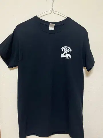 PIZZA OF DEATH 블랙 T셔츠