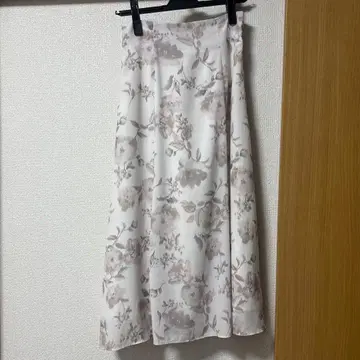 MISCHMASCH 미슈마슈 스커트 블러 플라워 스커트