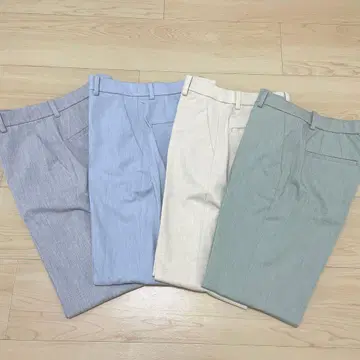 유니클로 스마트 앵클 팬츠 4종 세트