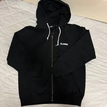 XLARGE 블랙 집업 후드티 M