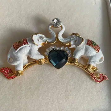 빈티지 코끼리 브로치