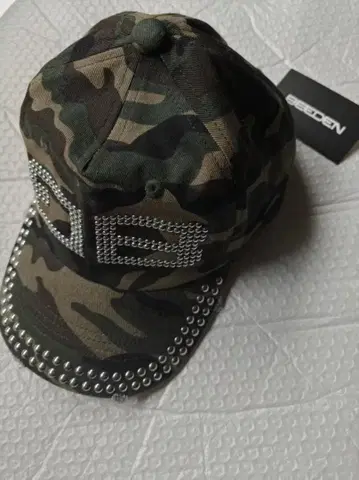 [ 미사용 새상품 ] BEEDEN 카모 패턴 스톤 캡