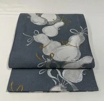 [ 연말연시 이벤트용 ] 순수 실크 박쥐 패턴 세미 포멀용 후쿠로 오비