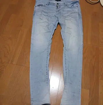 스키니 데님 사이즈 35 라이트 블루