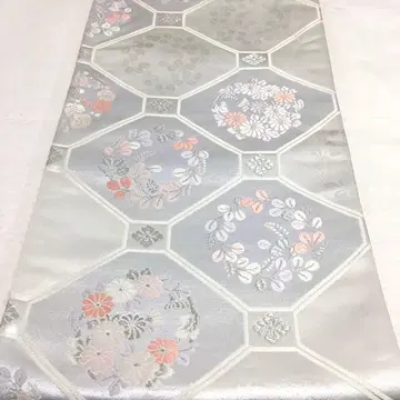 a897 순수 실크 롯츠 후쿠로 오비 은사 기모노