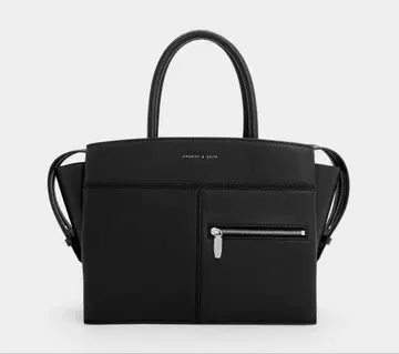 찰스앤키스 앤웬 트라페즈 탑 핸들 백 (부속 복조리 포함)