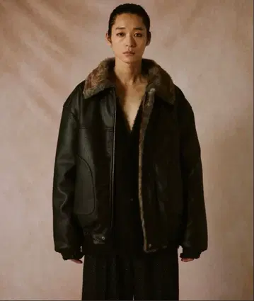 Camphor wood 인조 가죽 퍼 2way 리버서블 자켓