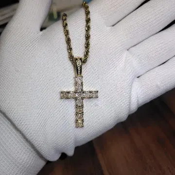 골드 목걸이 크로스 남성용