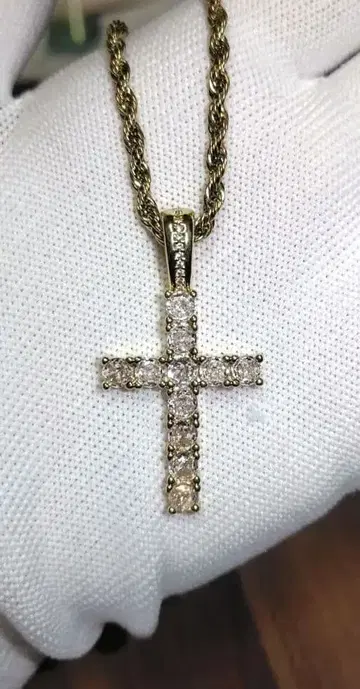 골드 목걸이 크로스 남성용