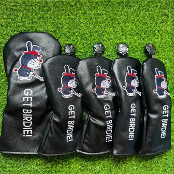 새상품 5세트 도라에몽 골프클럽 헤드커버 135UTUT 블랙