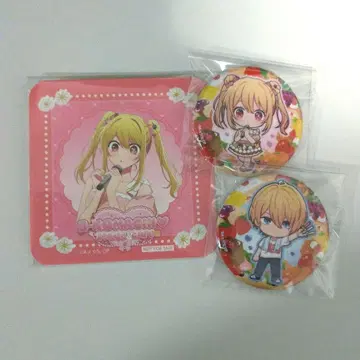 최애의 아이 호시노 아쿠아 호시노 루비 스이파라 캔뱃지 코스터