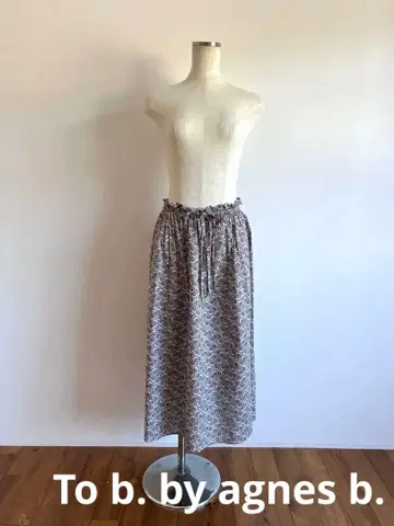 투 비 바이 에네스베 / 롱 스커트 / 코튼 / 36 / SM / 그레이
