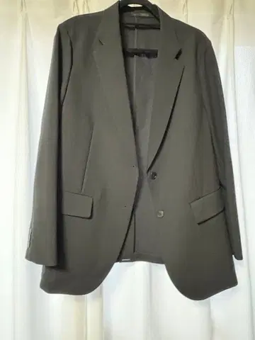 감동 자켓 릴랙스 핏 유니클로 블랙