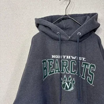 헤인즈 후드티 프린트 그레이 미국 빈티지 의류 L 3009