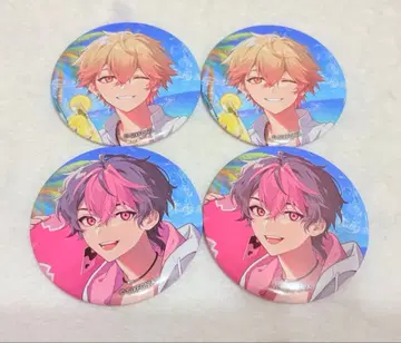 시쿠포니 랜덤 캔 배지 여름 비쥬