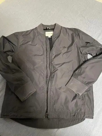 LACOSTE 그레이 봄버 자켓 US S