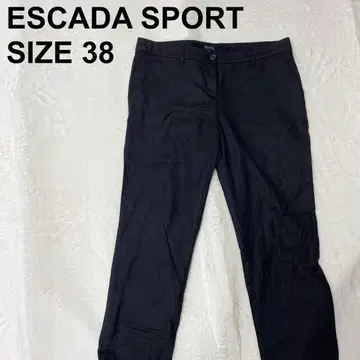 에스카다 스포츠 울 팬츠 심플 무지 크롭 (1133)