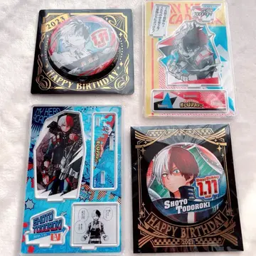 나의 히어로 아카데미아 토도로키 쇼토 생일 캔뱃지 명장면 디오라마 피규어