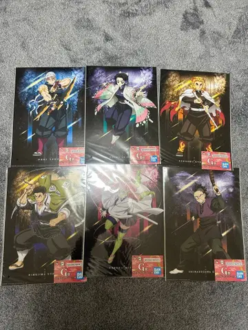 귀멸의 칼날 제일복권 번개의 형제 G상 포스터 컬렉션