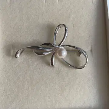 펄 SILVER 브로치