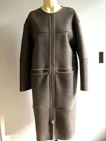 무스탕 코트 리버서블