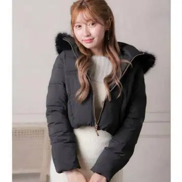 LIP SERVICE 볼륨 퍼 페이크 다운 자켓 S 사이즈