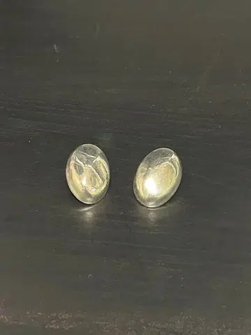 멕시코 타스코 실버 타원형 클립식 귀찌